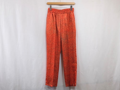 semoh”graphic easy pants orange”