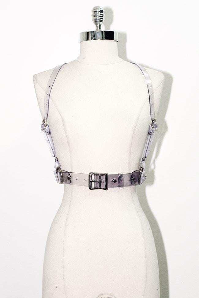 ZANA BAYNE signature harness - clear pvc