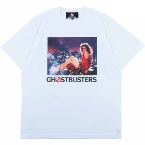 メディコム・トイ MLE ゴーストバスターズ ディナ・バレット ホワイト Tシャツ XLサイズ 紙タグ付き