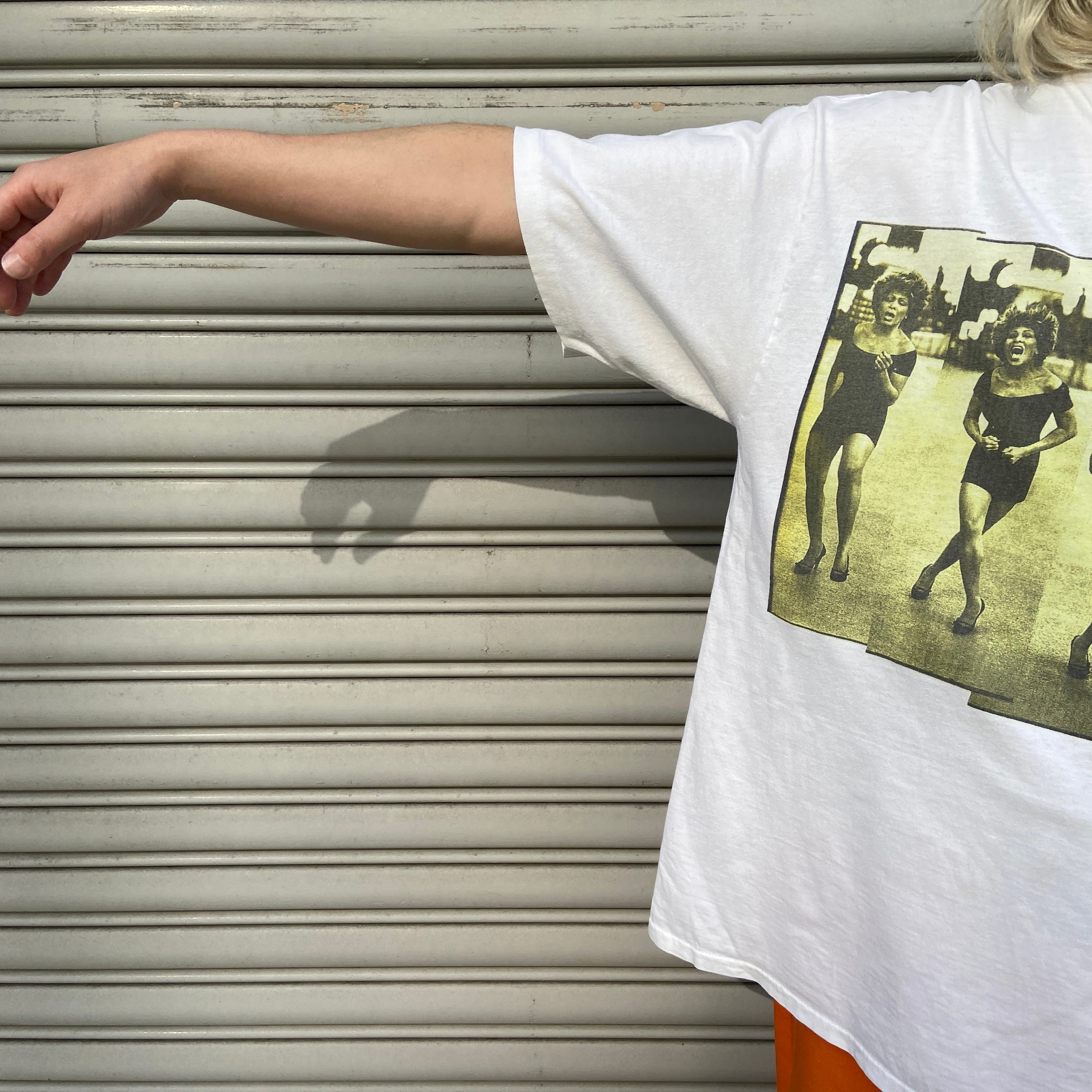 90s TINA TURNER ツアーTシャツ 白 XL バンT ティナターナー | 古着屋 Uan