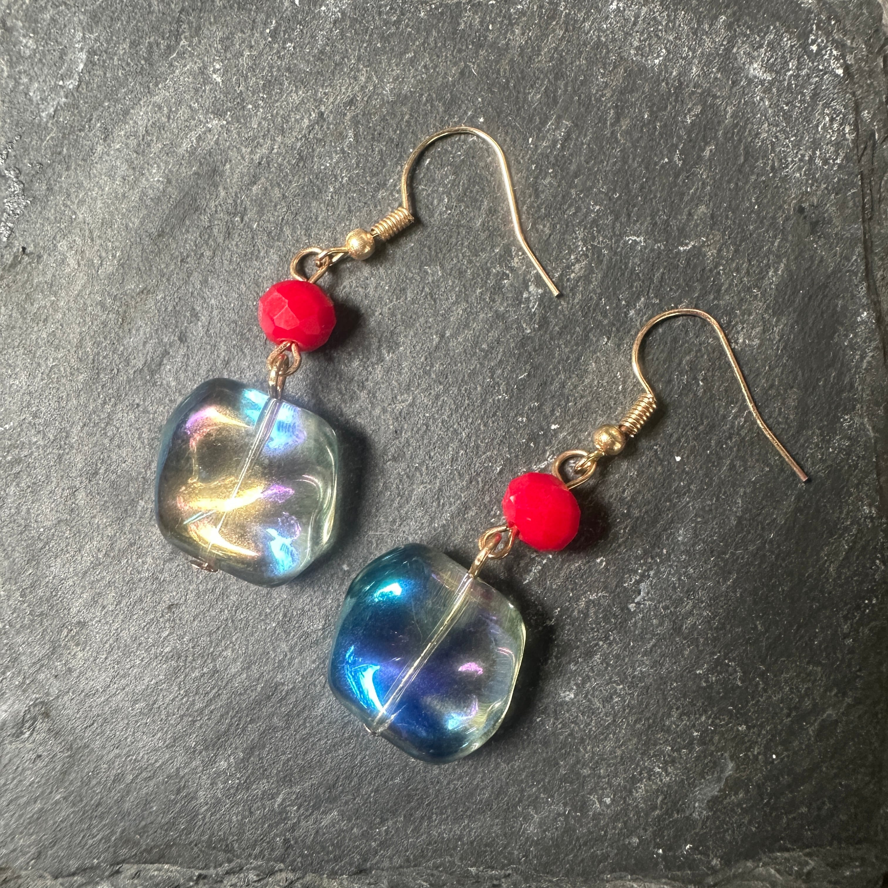 カラフルビーズ オリエンタル ネックレス ピアス セット | Faboutique