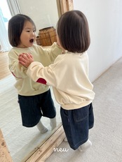 韓国子供服 / 26Autumn / 〖取寄〗neu / ハートパンMTM / ユニセックス / キッズ服 *XXS~L*