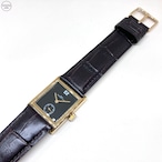 BAMBI 本革 クロコダイル型押し ダークブラウン ゴールドバックル 20mm 腕時計ベルト