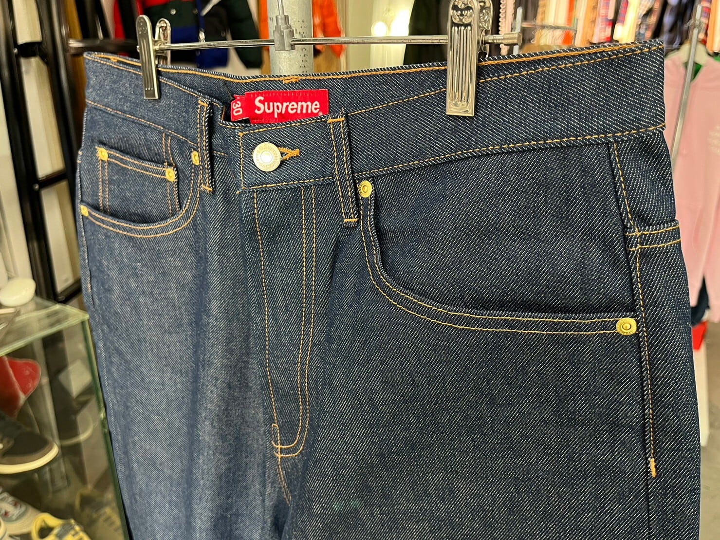 32】Supreme Baggy Jean rigid indigo | kensysgas.com