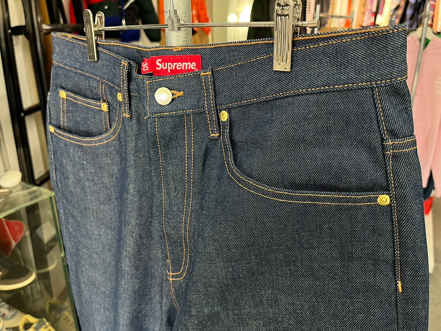 Supreme BAGGY JEAN RIGID INDIGO W30 03768 | BRAND BUYERS OSAKA
