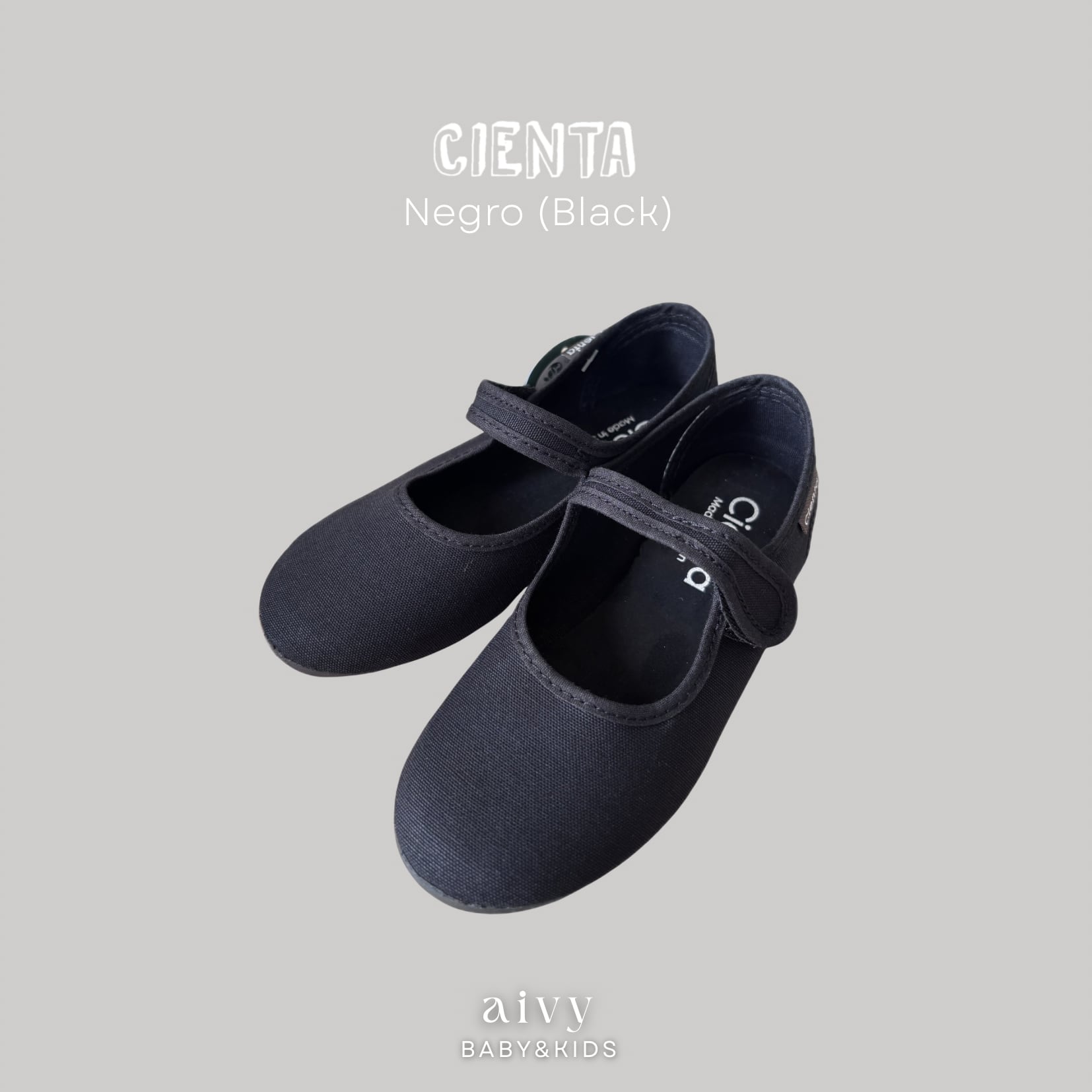 【即納/送料無料】cienta / Formal strap / Negro(Black)