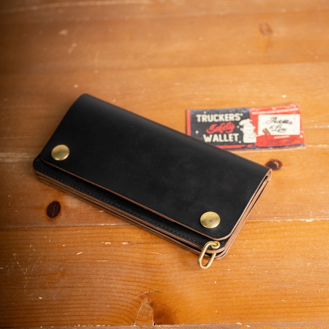 【Additive and Line】Tracker Wallet TW-004 Maryam Horse Butt 3層 トラッカーウォレット ロング 馬革 茶芯黒 ㉔