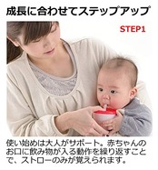 リッチェル アクリア コップでマグ ストロータイプR ネイビーブルー 1個 150ml 6カ月