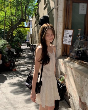 (予約) ounce / Eye listings one-piece / 2color