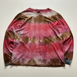 -USED- POLO RALPH LAUREN “GOOWS HAND DYED” L/S T-SHIRT -Medium-