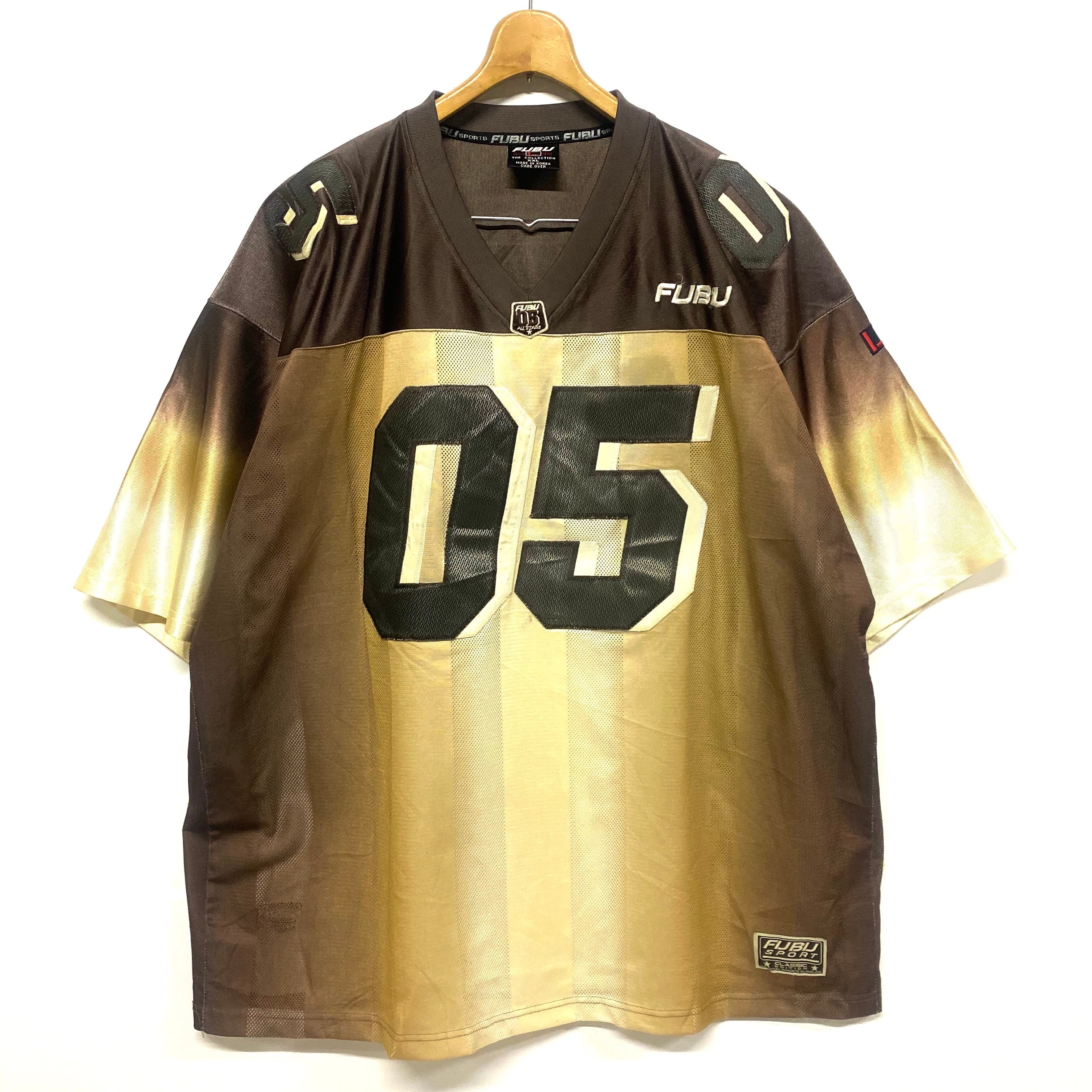 FUBU フブ ゲームシャツ ユニフォーム メンズXXL 古着【ゲームシャツ  