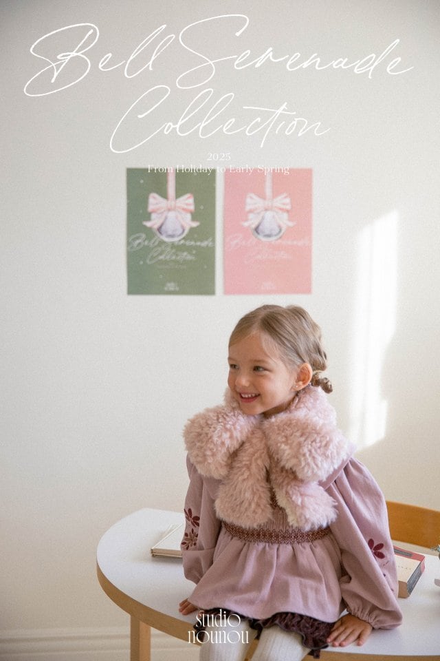 【予約商品】2025 冬 新作 STUDIO NOUNOU スタジオヌヌ テディファーマフラー