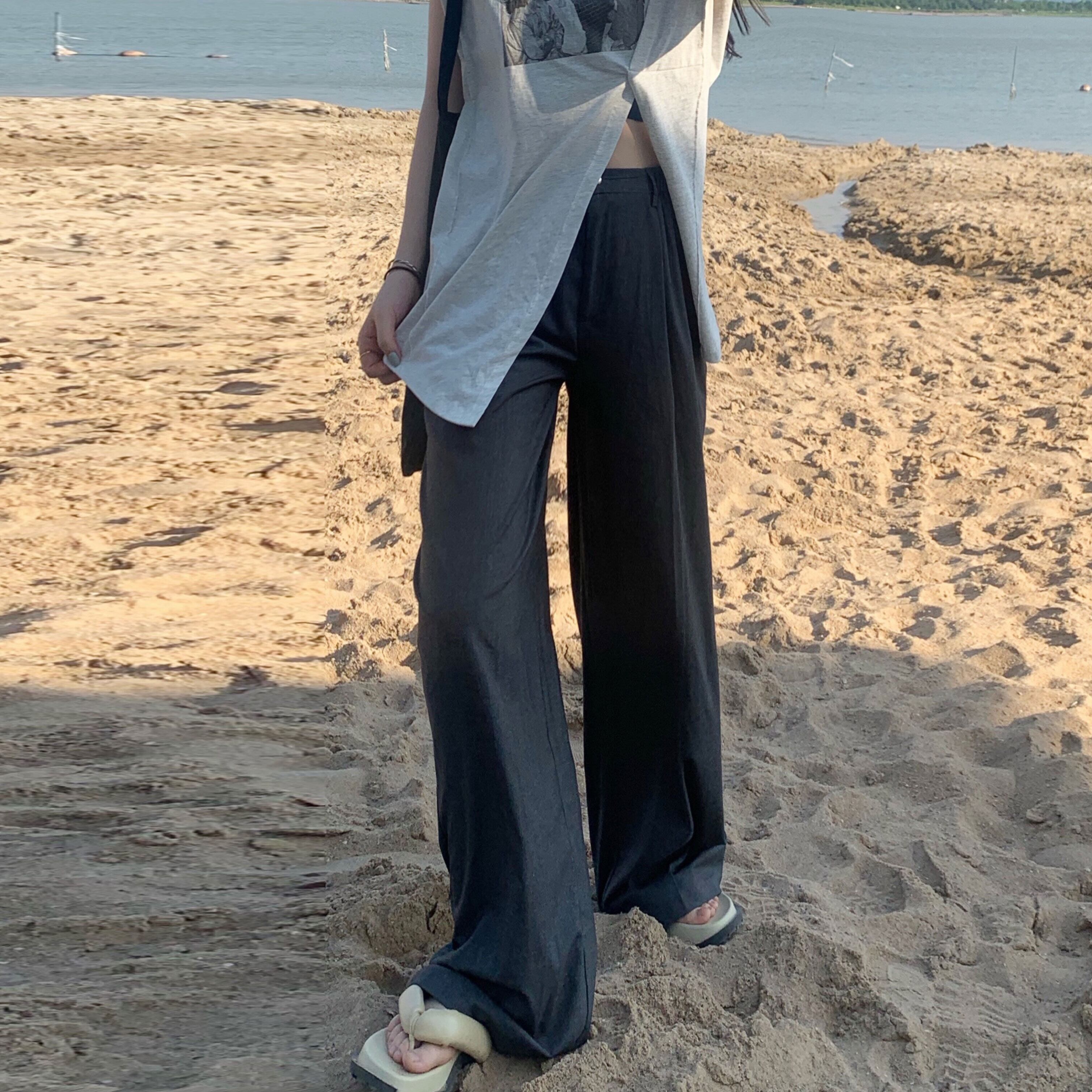 サマー薄手カジュアルパンツ 夏物 モンロー52367933116