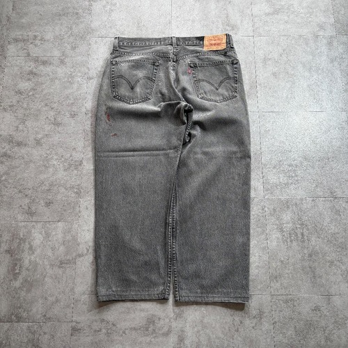 【W36 L30】00s usa levi's ブラック 550 詳細写真2