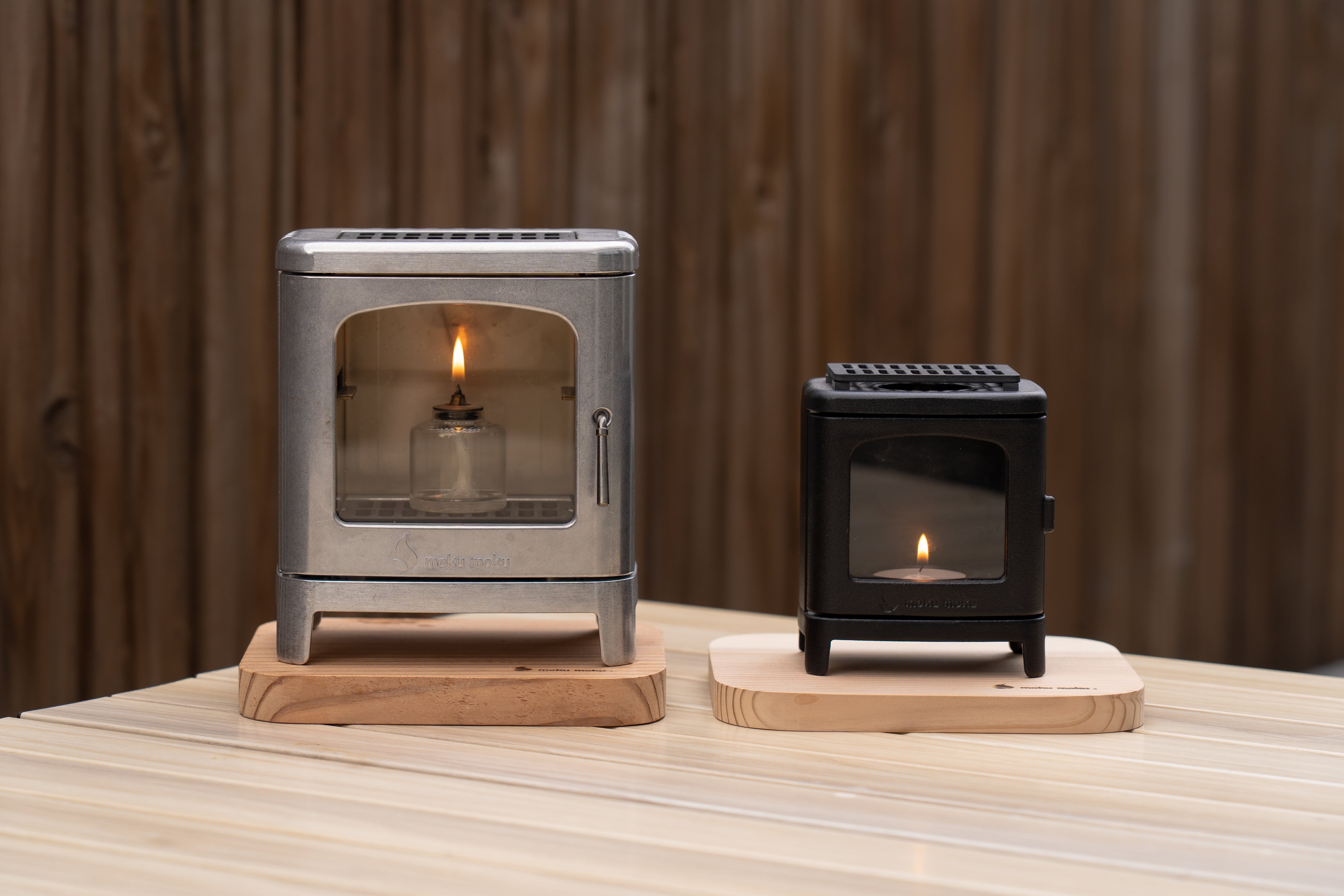 ちいさなまきストーブランプ ちいさなまきストーブランプ moku moku mini lamp | mokumoku stove