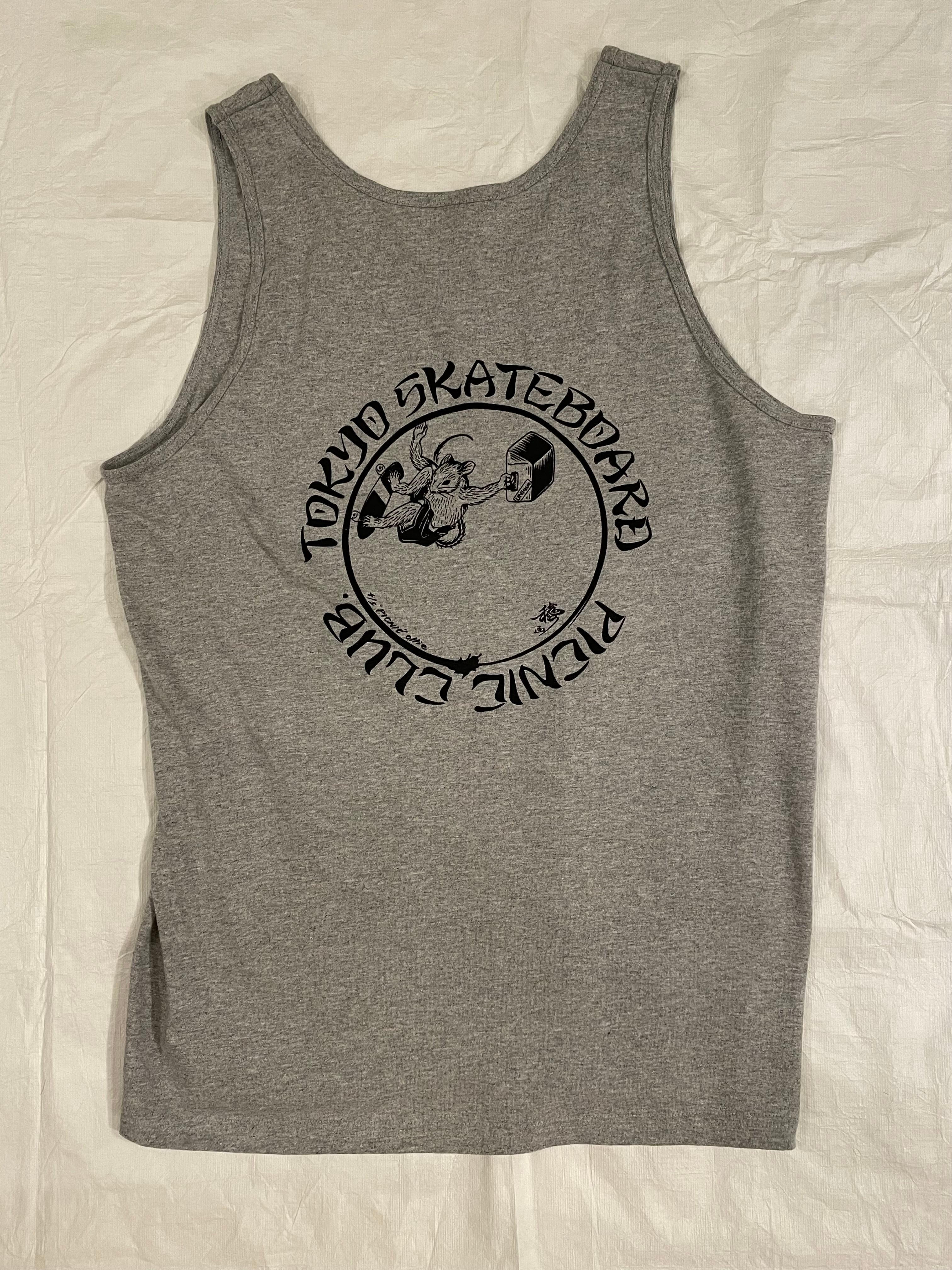 tokyoskateboardpicnicclub × toshikazu nozaka Tank top Glay