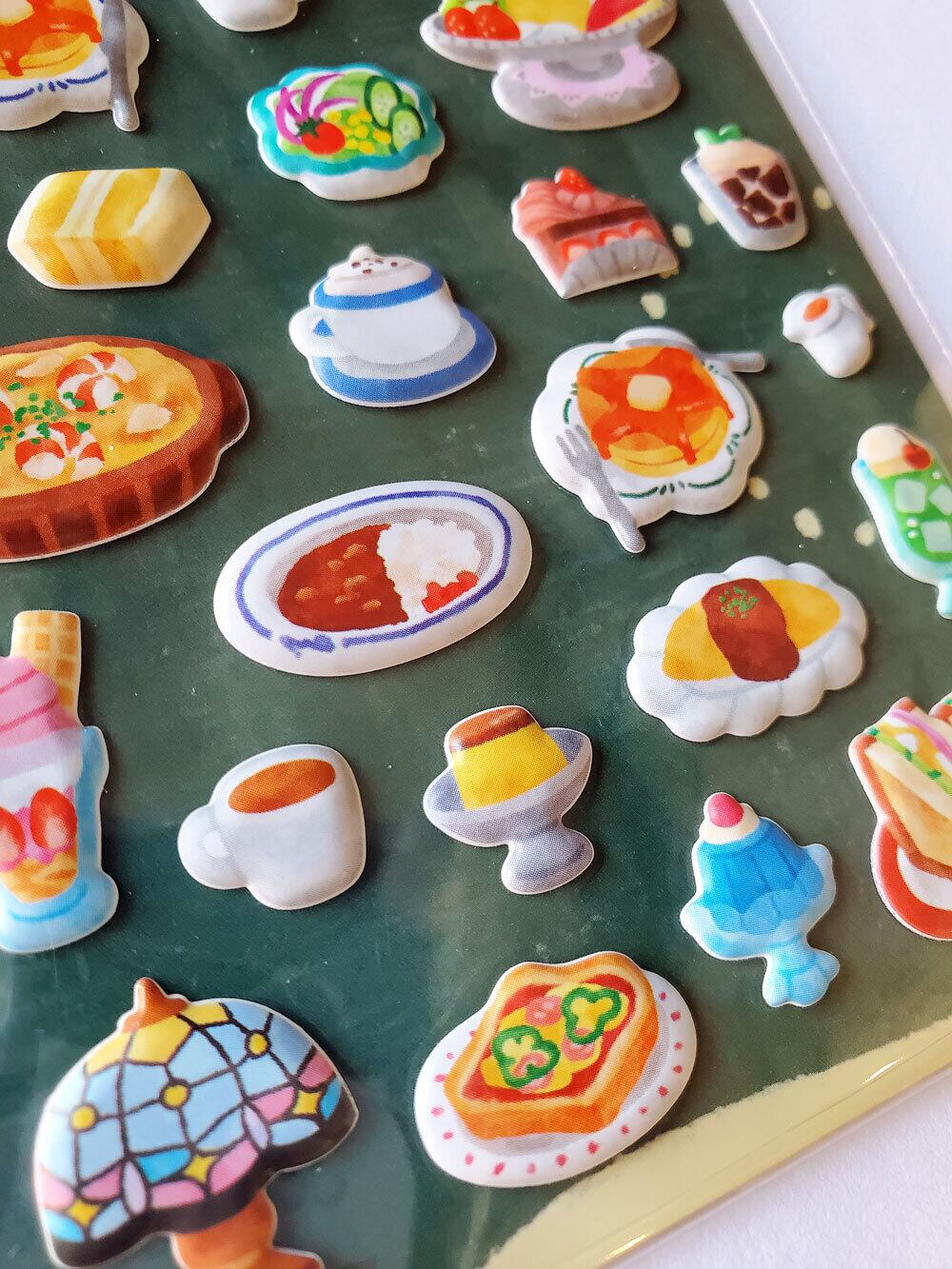 リルツステッカー立体シール 82812 喫茶店 キッサテン | 文具雑貨 RAIN