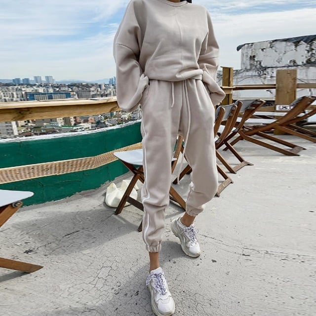 リフランス　スゥエット上下セット　ルームウェア　ベージュ リフランス スゥエット上下セット ルームウェア ベージュ 【送料無料