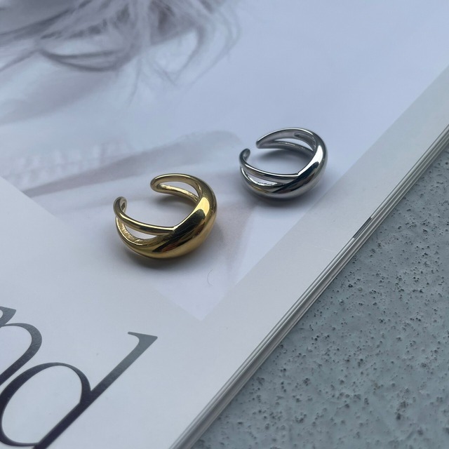 side double line plump ring