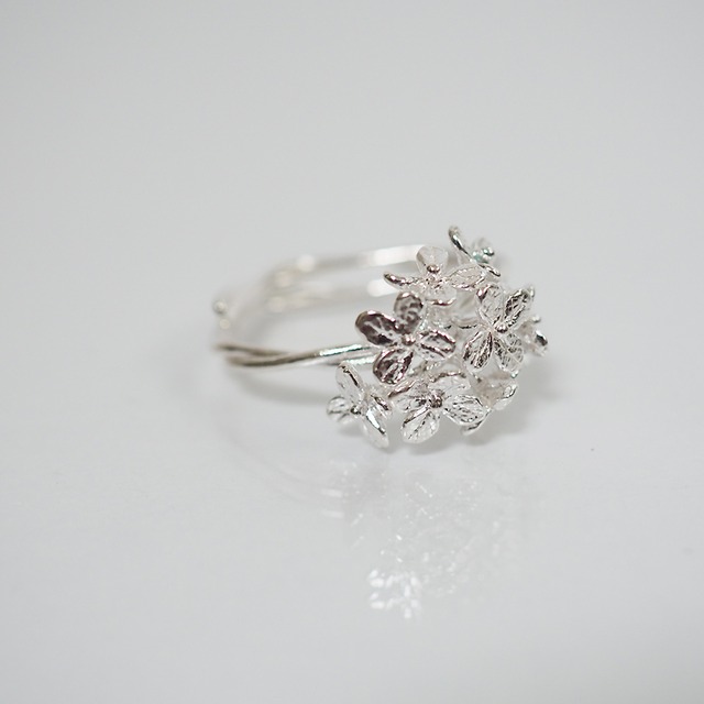 紫陽花のリング(silver)