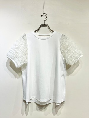PICCIN PERLA　ティアードチュールスリーブプルオーバー