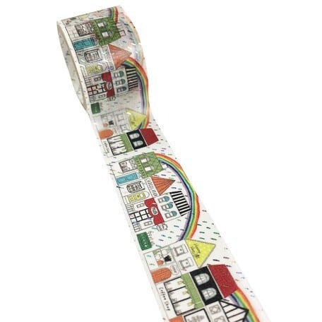 シール堂 レインボー箔 きらぴか 散策 27mmマステ SD03