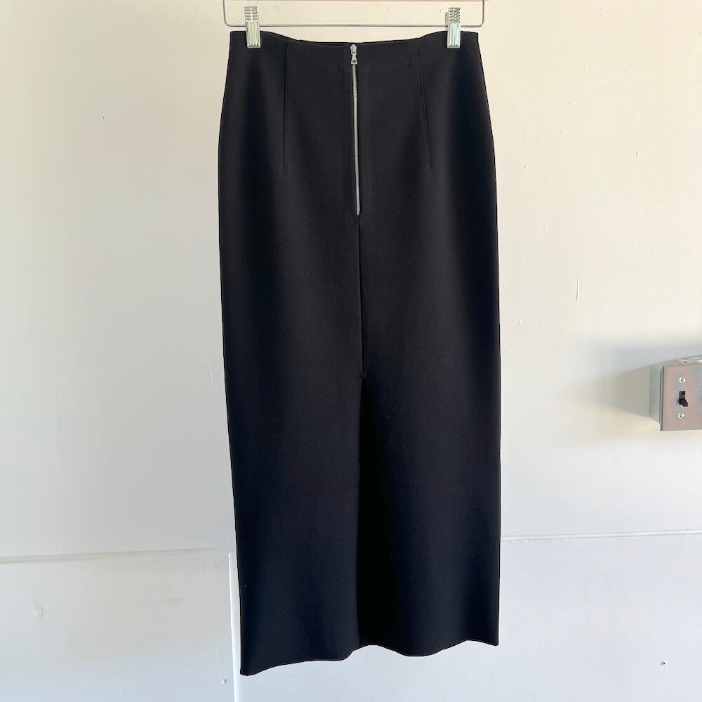 AURALEE/オーラリー・DOUBLE FACED SILK COTTON KNIT SKIRT | a flat shop