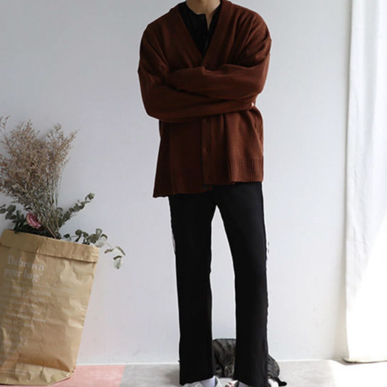 ベーシックVラインニットカーディガン　MT0080369