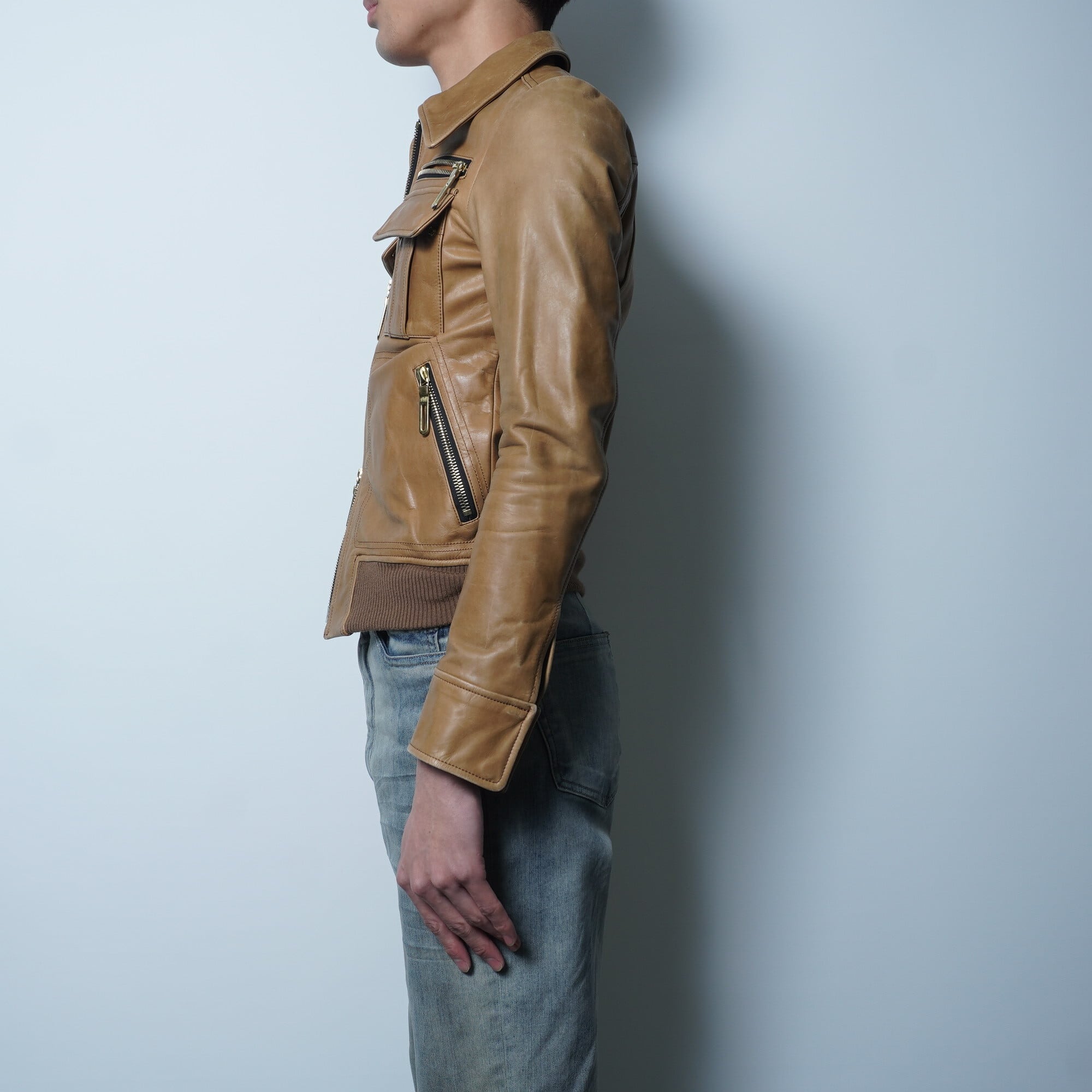 GalaabenD】ガラアーベント ラムワックスネイキッドカウレザー