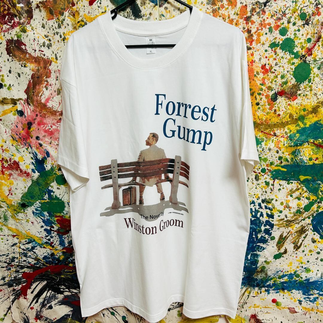 90s Forrest Gump フォレストガンプ プリントTシャツ USA製 フォレスト・ガンプ tシャツ 【90s】フォレスト ガンプ Forrest Gump