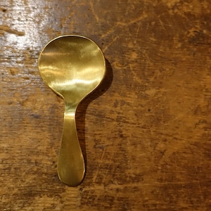 bullet brass tea spoon | 真鍮茶さじ（s）