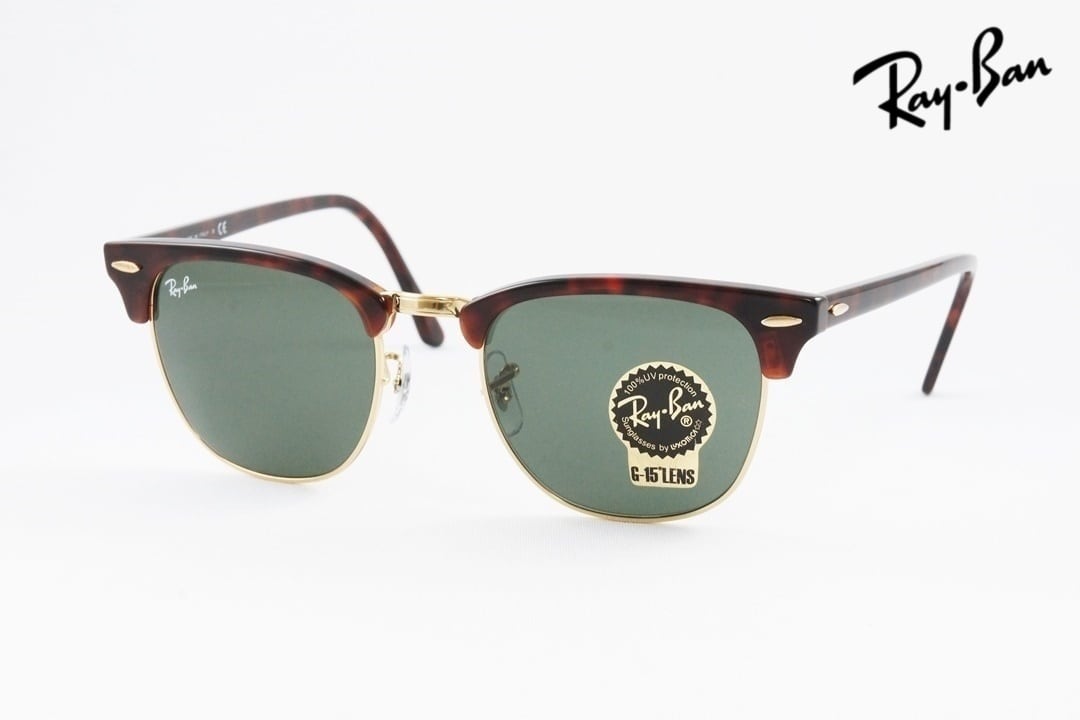 P*A様 Ray Ban CLUBMASTER RB3016 W0366 木村拓 木村拓哉さん着用】Ray-Ban サングラス CLUBMASTER RB3016 1354/3F 51