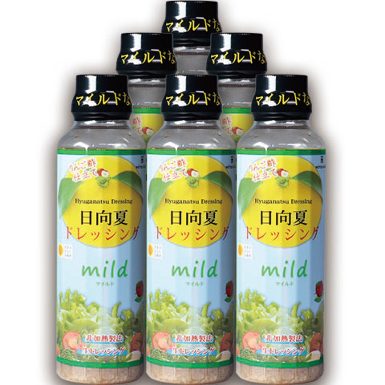 ★【C155】日向夏ドレッシング　ｍｉｌｄ（マイルド）２８０ｍｌ　６本まとめ買い