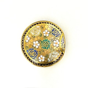 【販売終了】箸置　小皿　八重華 ｰ金春色ｰ