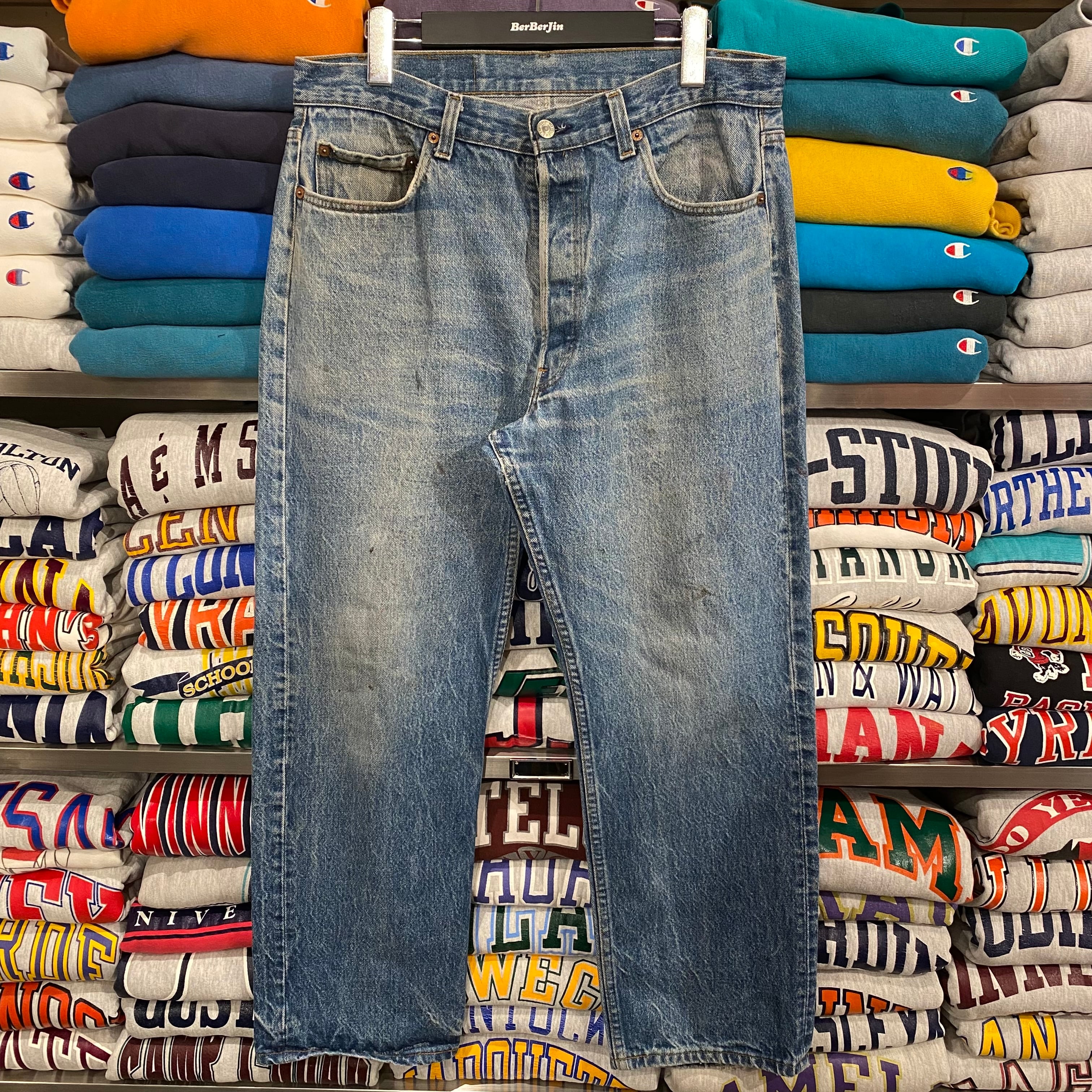 80s LEVI'S 501 US MADE (35x28) | BerBerJin / & BerBerJin