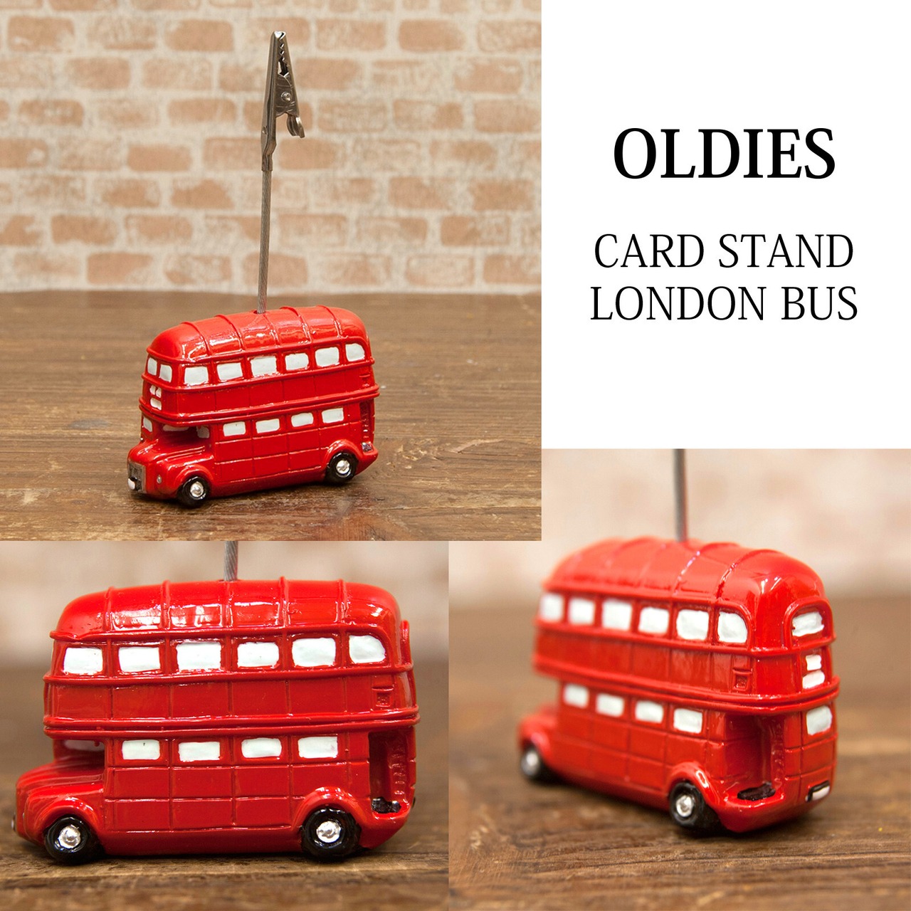 【OLDIES】カードスタンド8（ロンドンバス）