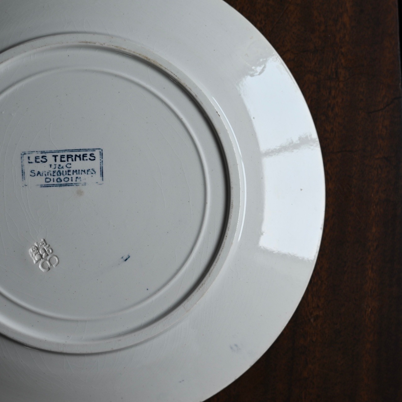 SARREGUEMINES  Plate / サルグミンヌ プレート【A】〈 フランス食器・皿・花リム・フランスアンティーク・アンティークプレート・ブロカント・ヴィンテージ 〉113248