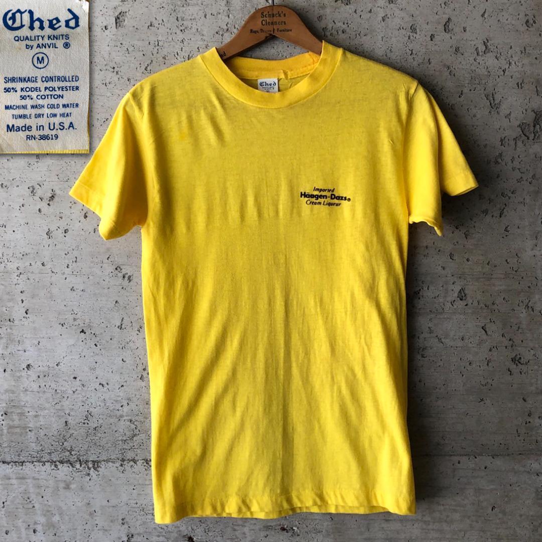 XZ599 80s Tシャツ ハーゲンダッツ アイス プロモ ビンテージ
