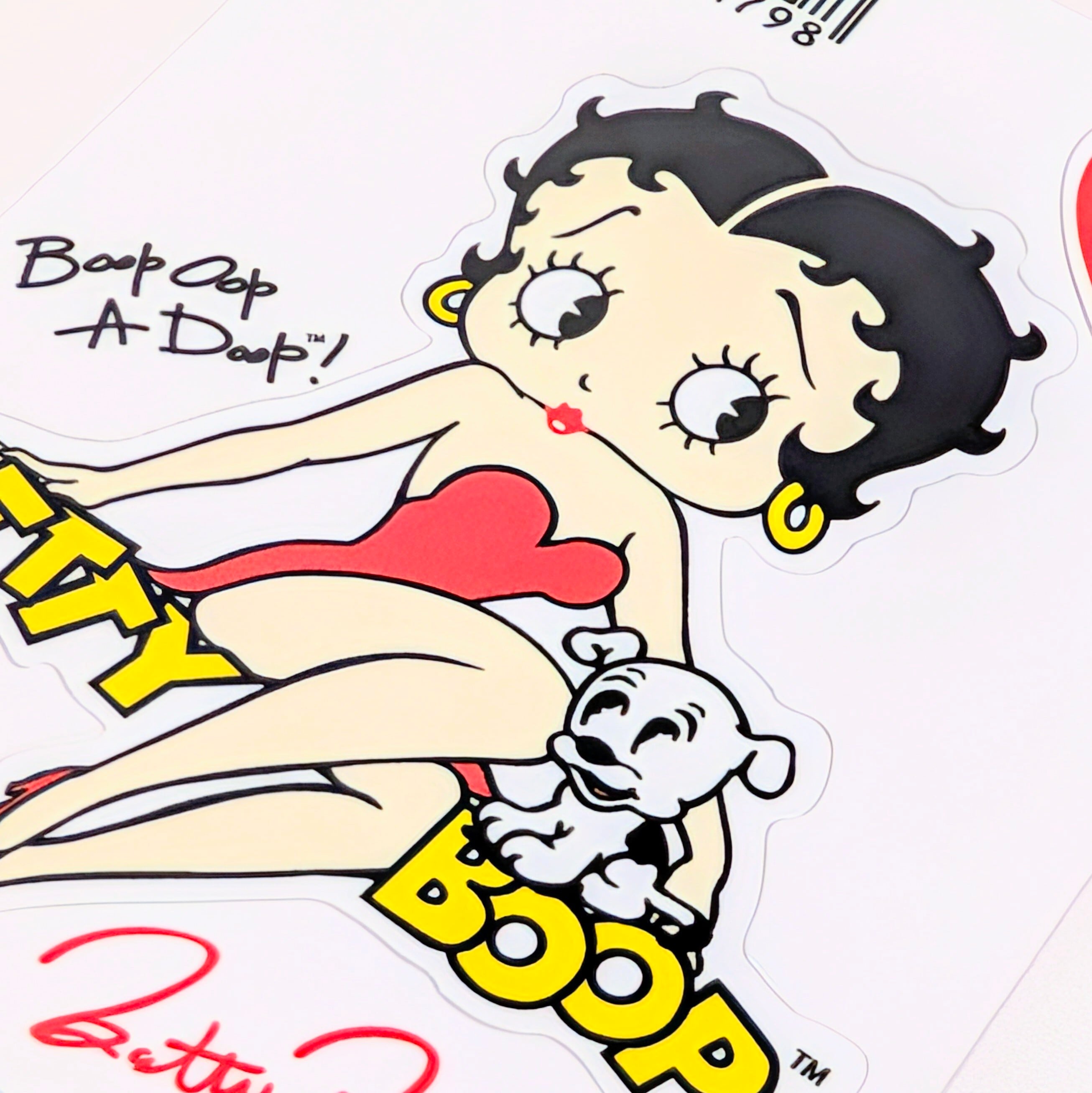 ✨️みんなメロメロ♡✨️送料無料！【 Betty Boop（ベティブープ） 】 STICKER（ステッカー）/ シール / ベティちゃん　〚アメリカン雑貨 アメトイ〛