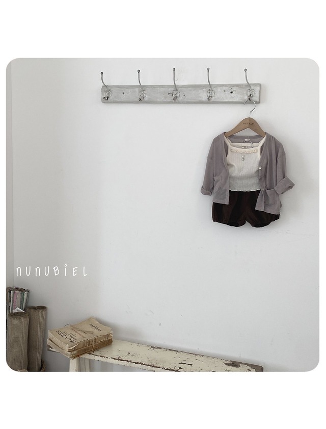 〘予約〙nunubiel / eyelet sleeveless