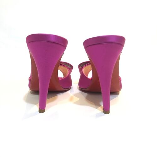 ルブタン サテンリボンヒール36【お値下げ】 ほ 