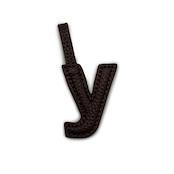 INITIAL CHARM Small (D.brown)