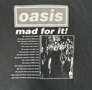 13000 oasis ロックTシャツ バンドT 半袖 両面プリント XL