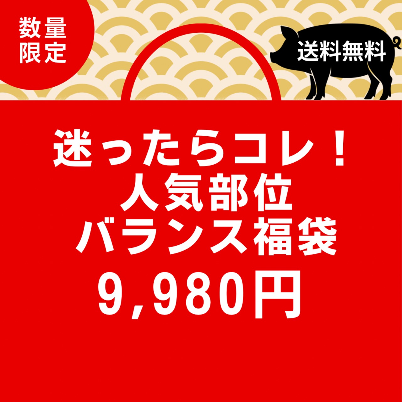迷ったらコレ！人気部位バランス福袋