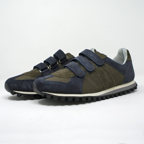 GERMAN TRAINER MARATHON VELCRO ＜OLIVE/NAVY＞の商品画像4