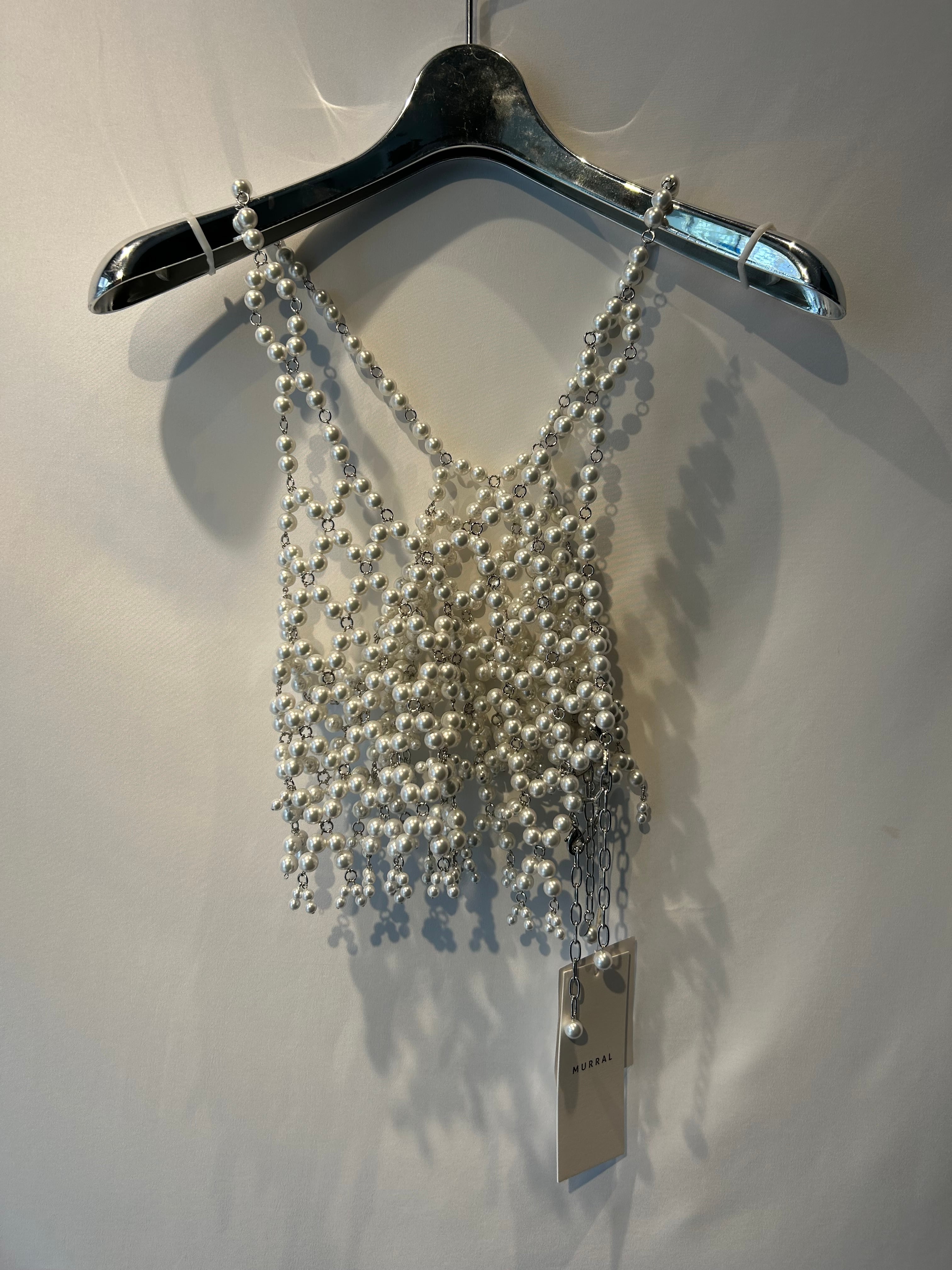 MURRAL /  cover pearl bustier/パール/トップス/FREE/--/WHT/232082006023 MURRAL snow cover pearl bustier | AAR