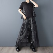 ペイズリー ブラック セットアップ  30294
