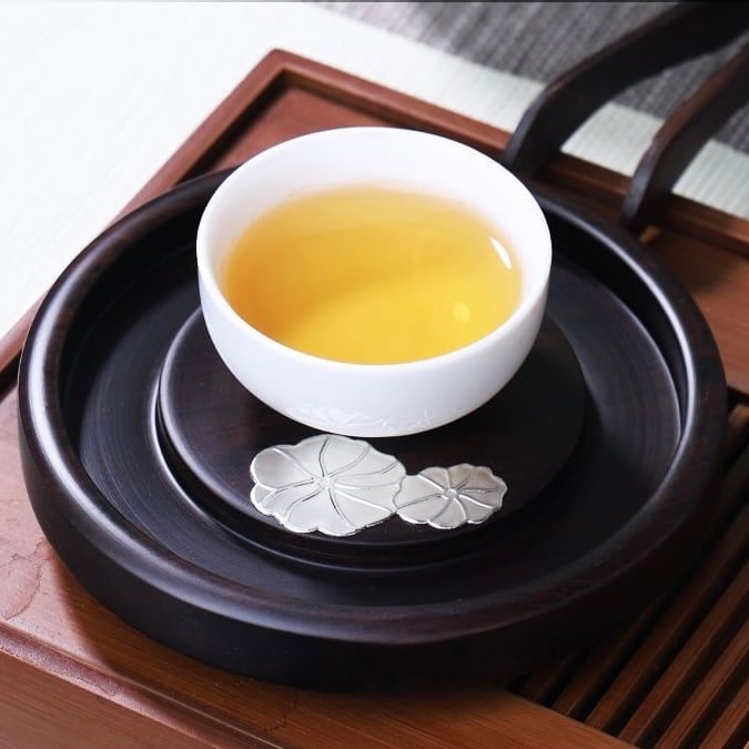 茶道具】黒檀壺承(無地小) 1個 | 五福茶荘