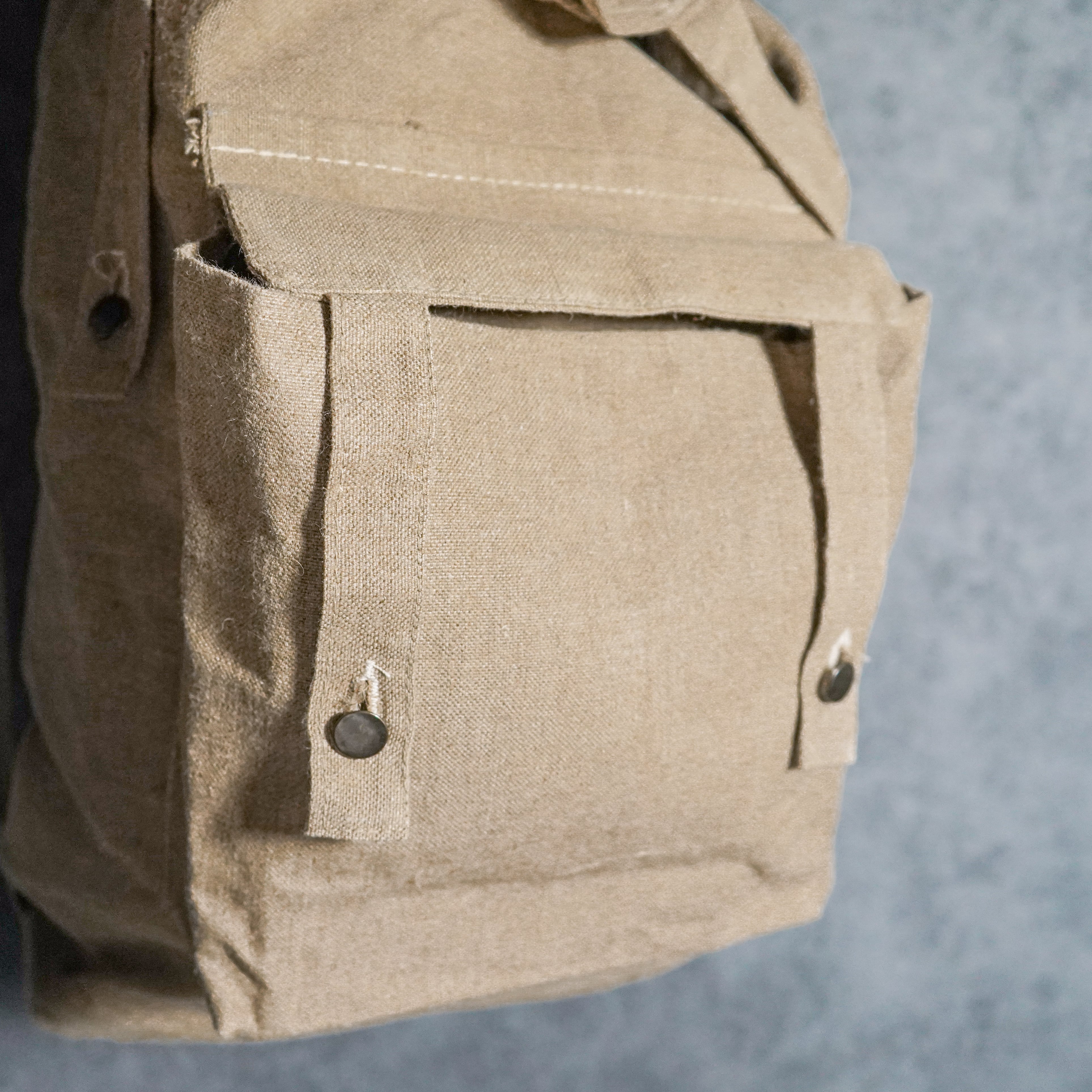 DEAD STOCK】Italian Army Linen Back Pack イタリア軍 リネン バック