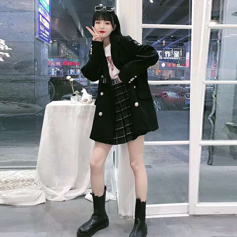 薄手オータムシャツ スタイル 大きめサイズ 秋物 ミックスインファッション19612760915